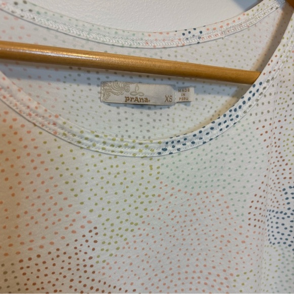 Prana | Short Sleeve Oversized Tee | White | Size X-Small - Picture 2 of 7